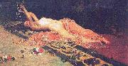 Juan Luna Odalisque painting oil painting on canvas